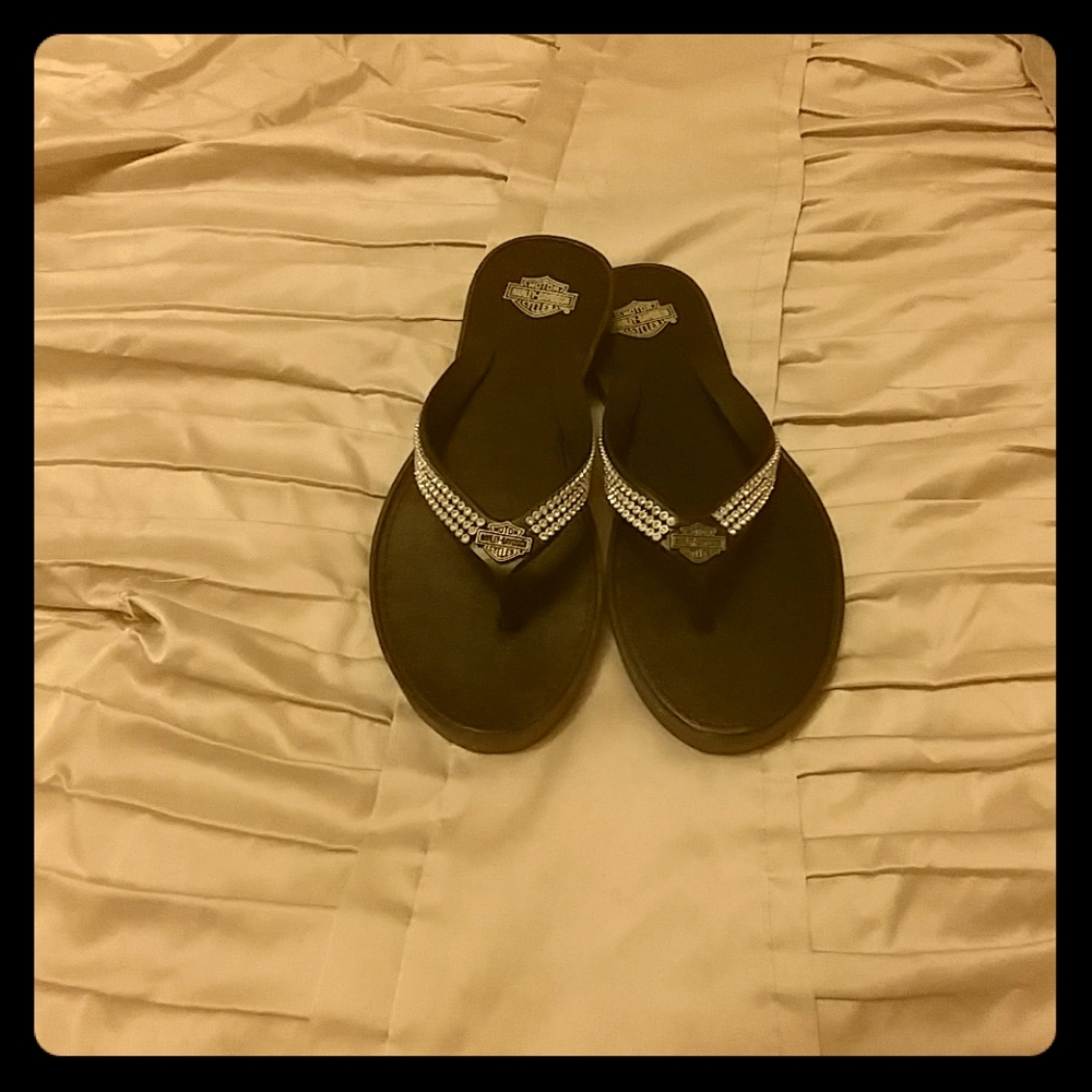 Harley Davidson flip flops